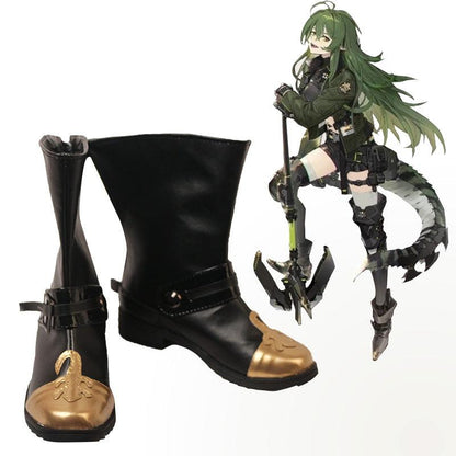 Arknights Gavial Game Cosplay Boots Shoes for Carnival Anime Party