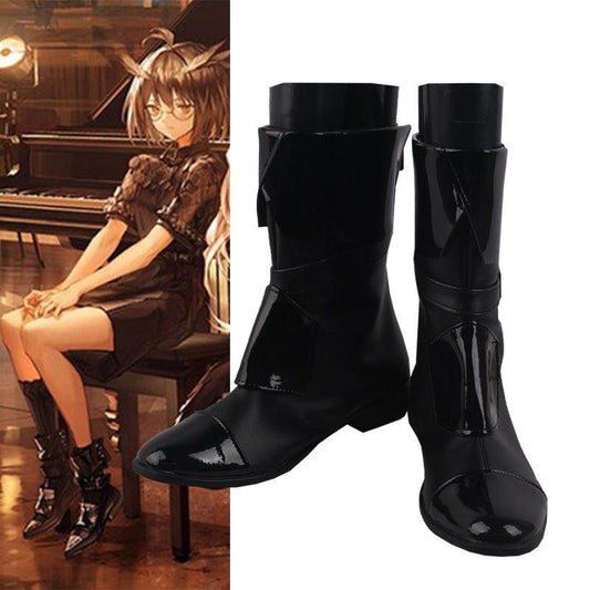 Arknights Silence Ambience Synesthesia Symphony Game Cosplay Boots Shoes for Cosplay Anime Carnival