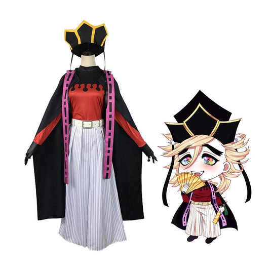 Anime Demon Slayer Kimetsu no Yaiba Twelve Kizuki Doma Cosplay Costume