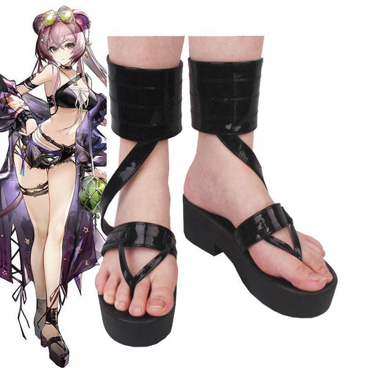 Arknights Hoshiguma Lin Yuxia Swire Swimsuit Game Cosplay Sandals Shoes for Carnival