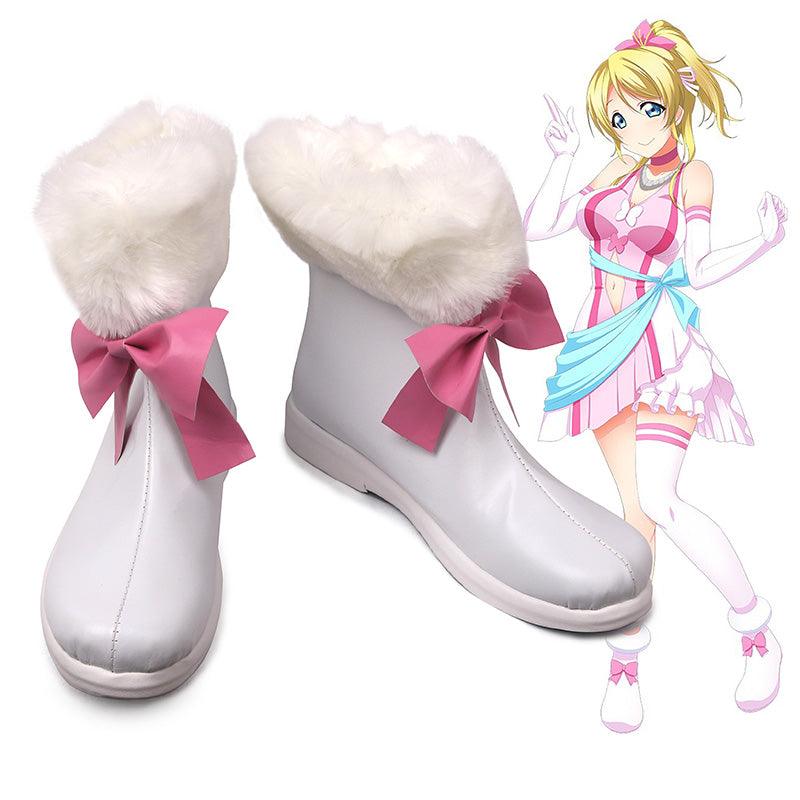 LoveLive! We Are One Light Otonokizaka Academy Eli Ayase Cosplay Boots Middle Cut Shoes