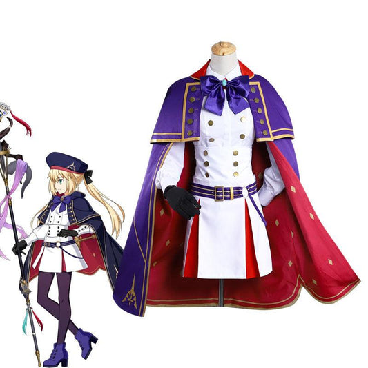 Fate Grand Order FGO Caster Artoria Pendragon Stage 2 Cosplay Costumes