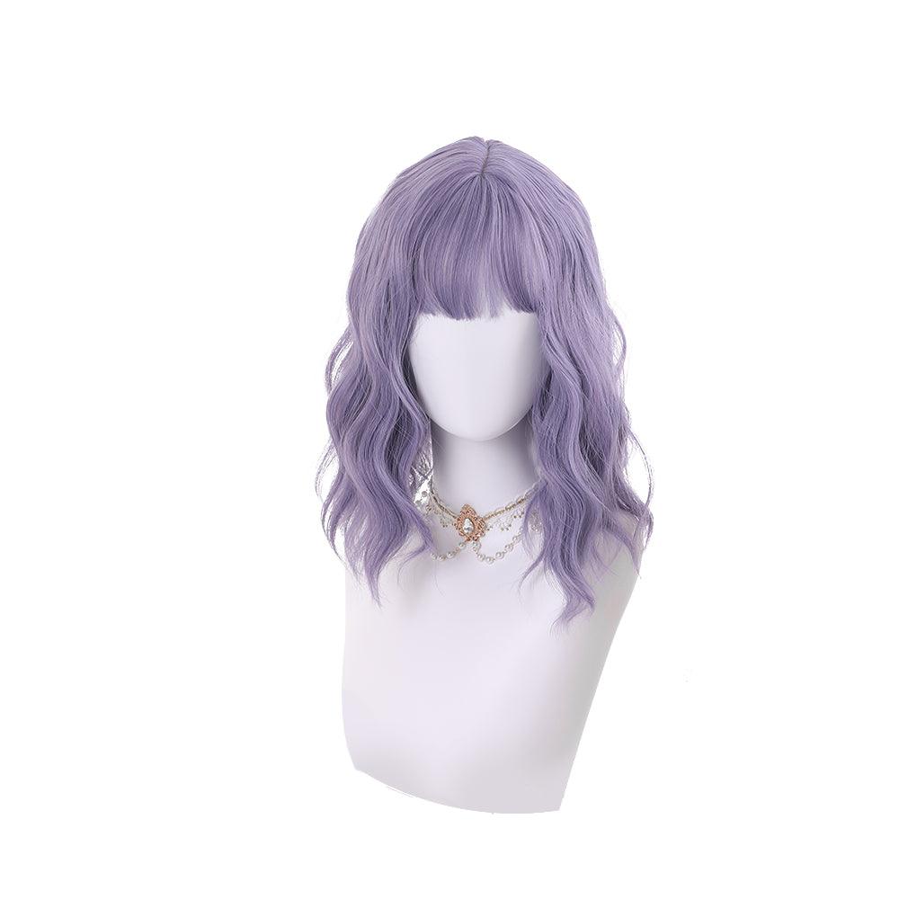 Rainbow Candy Wigs Wigs Grey Blue, Grey Pink, Light Gold Short Wig