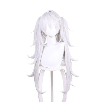 Anime Cosplay Wigs for Kuzuha silvery white Cosplay Wig of NIJISANJI