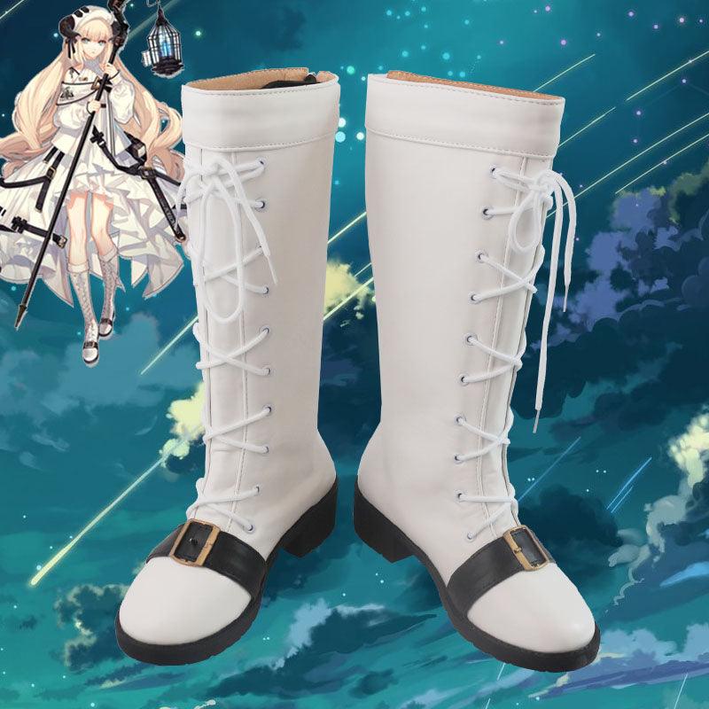 Arknights Nightingale Game Cosplay Boots Shoes for Carnival Anime Party