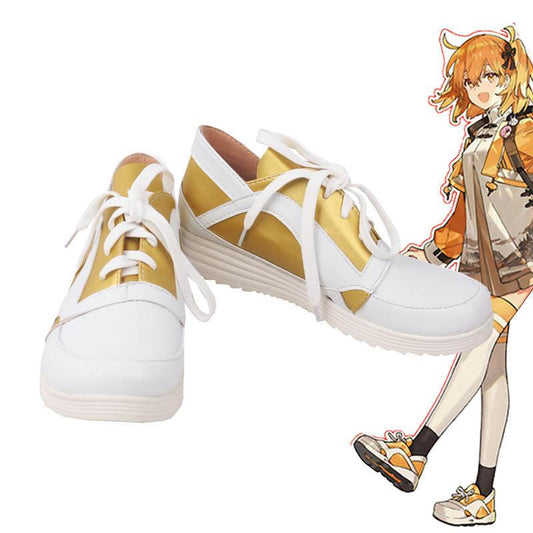 Game FGO Fate/Grand Order Prince of Lan Ling Gu Da Cosplay Boots Shoes for Anime Carnival