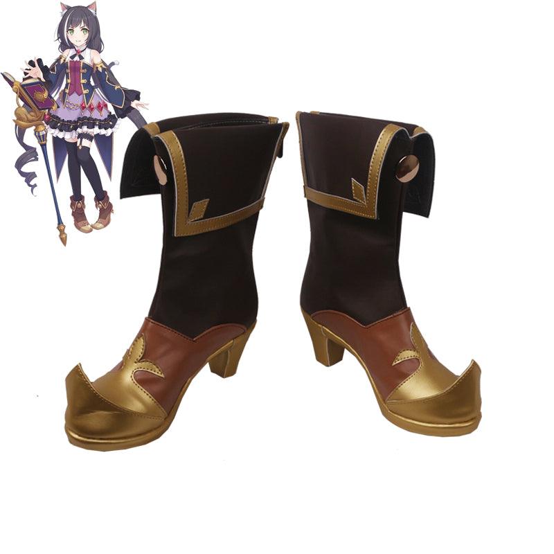 Princess Connect! Re Dive Kelly Princess Golden Anime Game Cosplay Boots Shoes