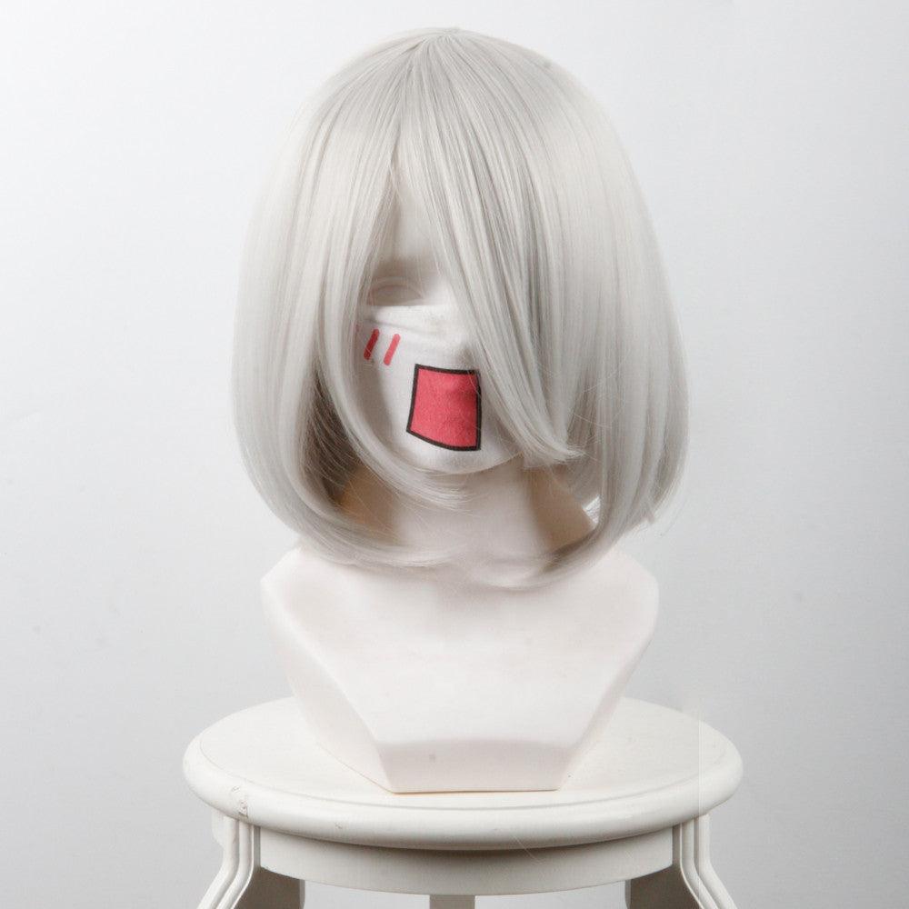 NieR:Automata 2B NieR Silver Gray Short Anime Cosplay Wigs