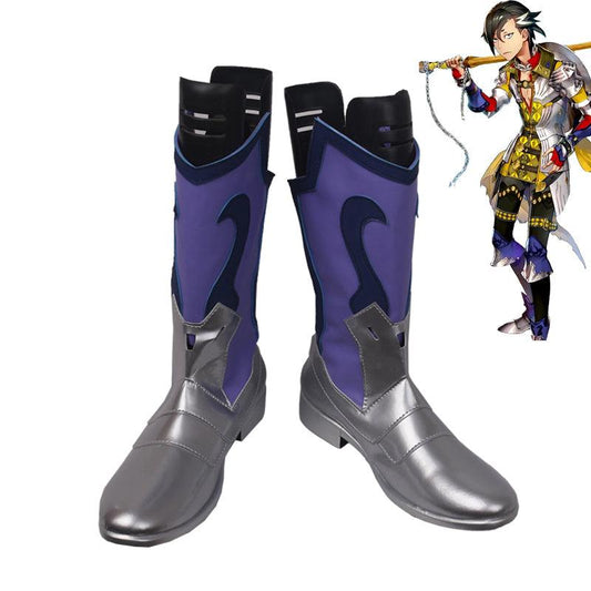 Game FGO Fate/Grand Order Mandricardo Cosplay Boots Shoes for Anime Carnival