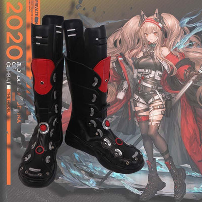 Arknights Angelina Game Cosplay Boots Shoes for Carnival Anime Party