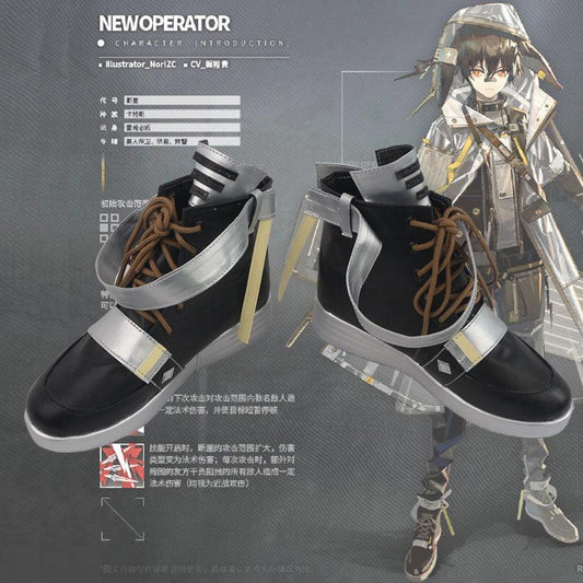 Arknights Ayerscarpe Game Cosplay Boots Shoes for Carnival Anime Party