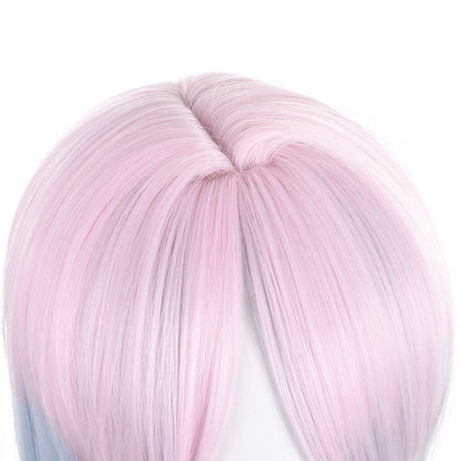 Anime Cyberpunk Edgerunners Lucyna Kushinada Colorful Short Cosplay Wig