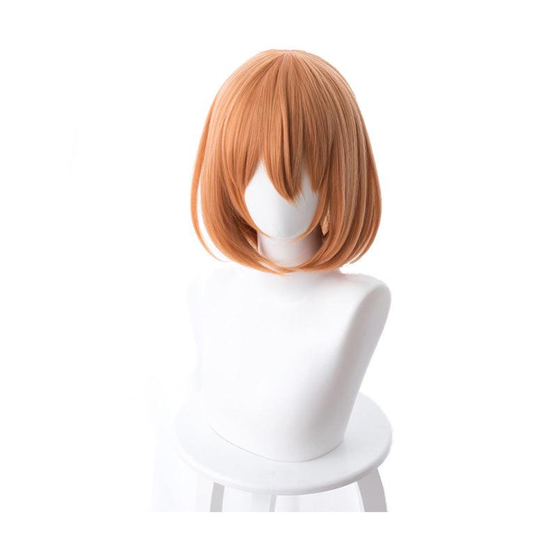 Anime The Quintessential Quintuplets Yotsuba Nakano Short Orange Cosplay Wigs