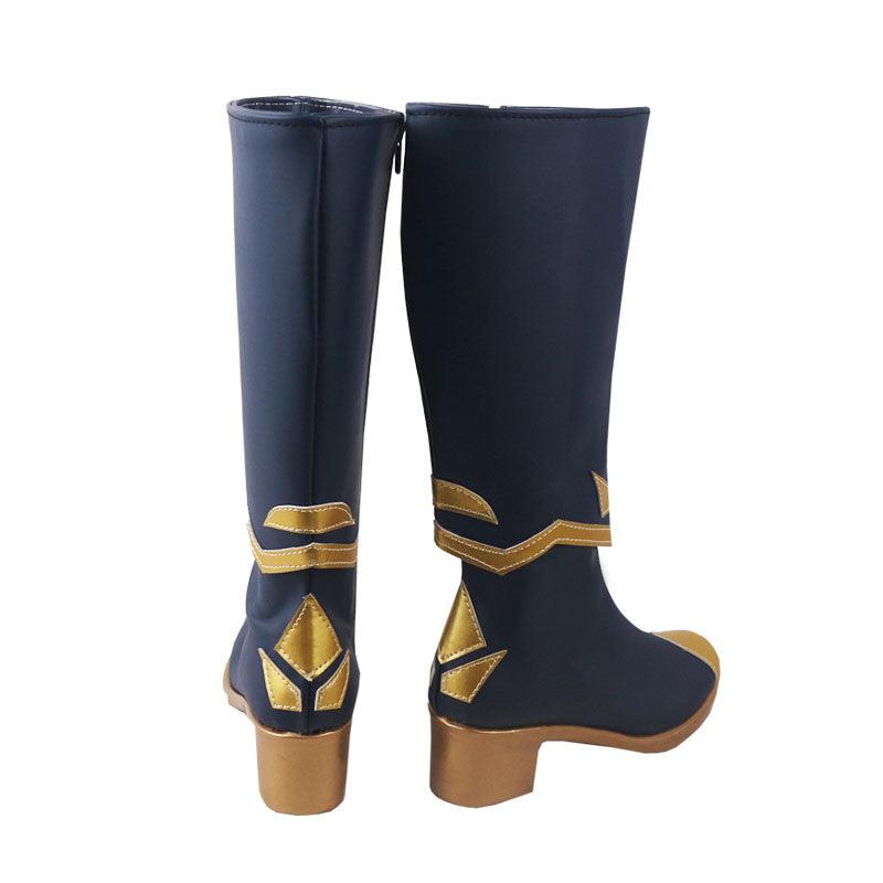 Sky: Children of the Light Season of Winter Spirits Daylight Prairie Festival Spin Navy Blue winter Game Cosplay Boots Shoes