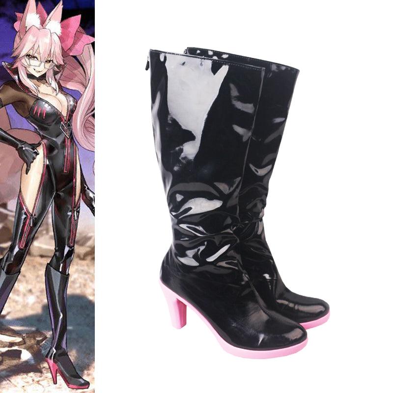 Game FGO Fate/Grand Order Koyanskaya of Light Tamamo No Mae Bunny Girl Cosplay Boots Shoes for Carnival