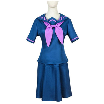 Anime JoJo's Bizarre Adventure Diamond Yukako Yamagishi Uniform Cosplay Costumes