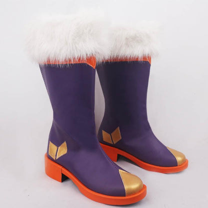 Sky: Children of the Light Travel Spirit Greeter Faux Fur Cuff Game Cosplay Boots Shoes