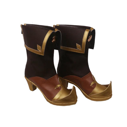 Princess Connect! Re Dive Kelly Princess Golden Anime Game Cosplay Boots Shoes