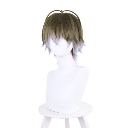 Anime Cosplay Wigs for Ike Eveland Brown Gradient Cosplay Wig of NIJISANJI