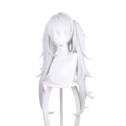 Anime Cosplay Wigs for Kuzuha silvery white Cosplay Wig of NIJISANJI