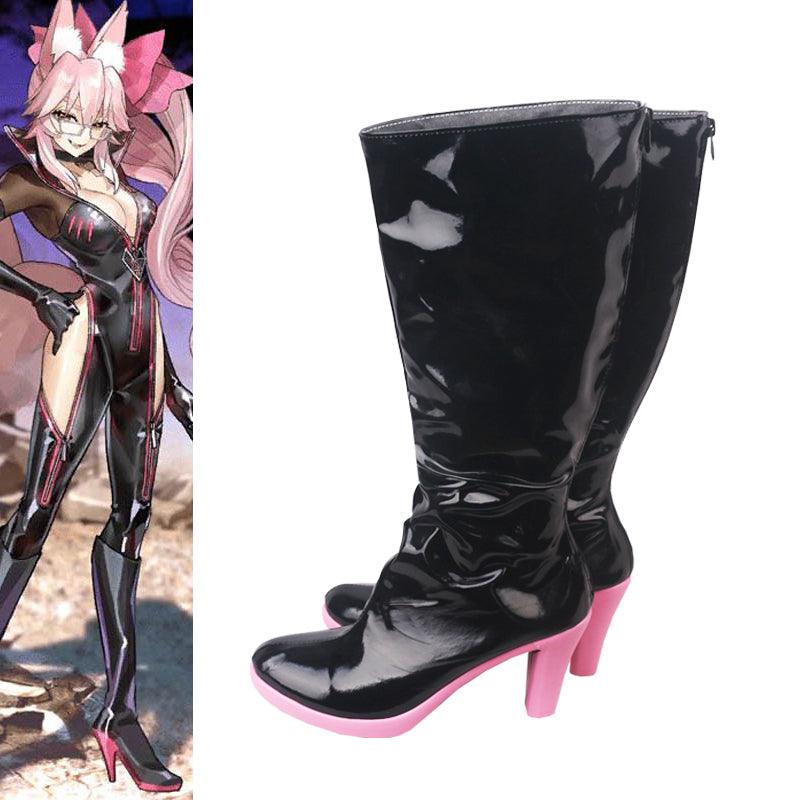 Game FGO Fate/Grand Order Koyanskaya of Light Tamamo No Mae Bunny Girl Cosplay Boots Shoes for Carnival