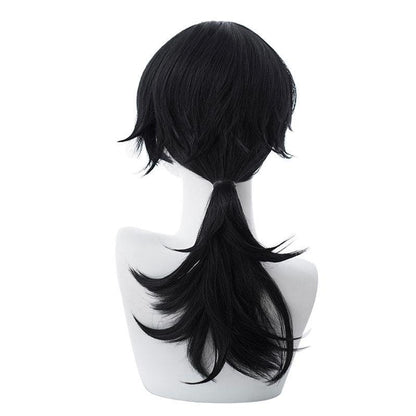 FGO Fate/Grand Order Ryouma Sakamoto 50cm Black Halloween Cosplay Wigs