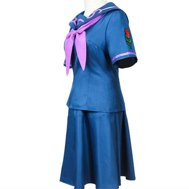 Anime JoJo's Bizarre Adventure Diamond Yukako Yamagishi Uniform Cosplay Costumes