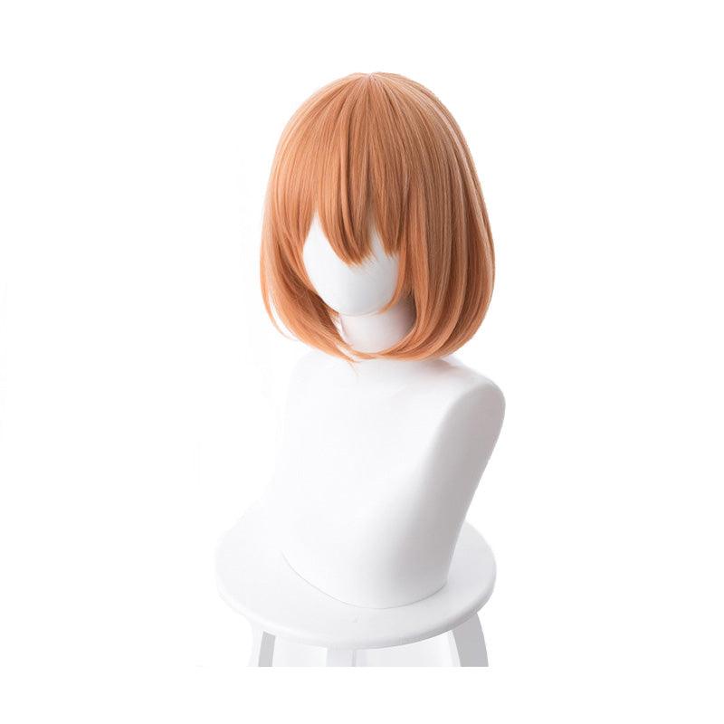 Anime The Quintessential Quintuplets Yotsuba Nakano Short Orange Cosplay Wigs