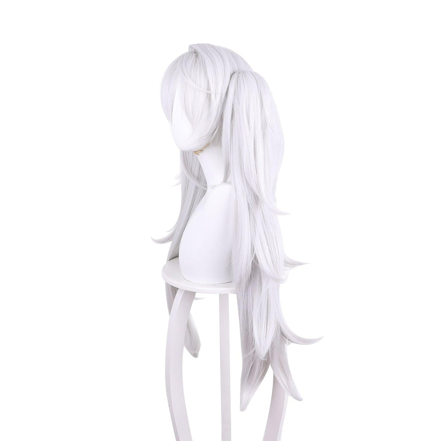 Anime Cosplay Wigs for Kuzuha silvery white Cosplay Wig of NIJISANJI