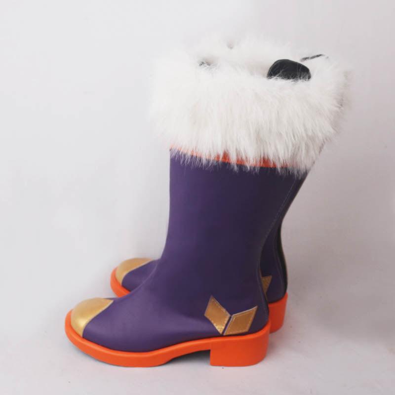 Sky: Children of the Light Travel Spirit Greeter Faux Fur Cuff Game Cosplay Boots Shoes