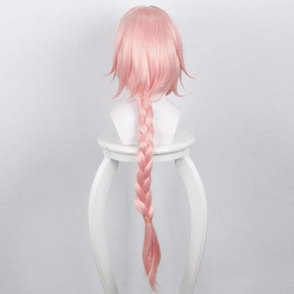 Fate/Apocrypha Astolpho Pink And White Ombre Braid Anime Cosplay Wigs