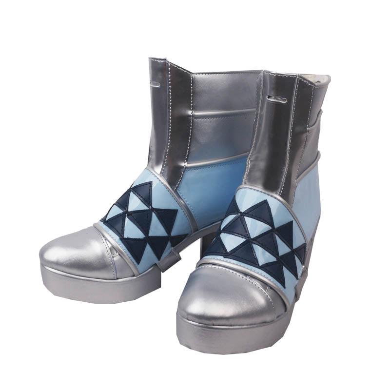 Arknights Saileach Game Cosplay Blue Boots Shoes for Cosplay Carnival