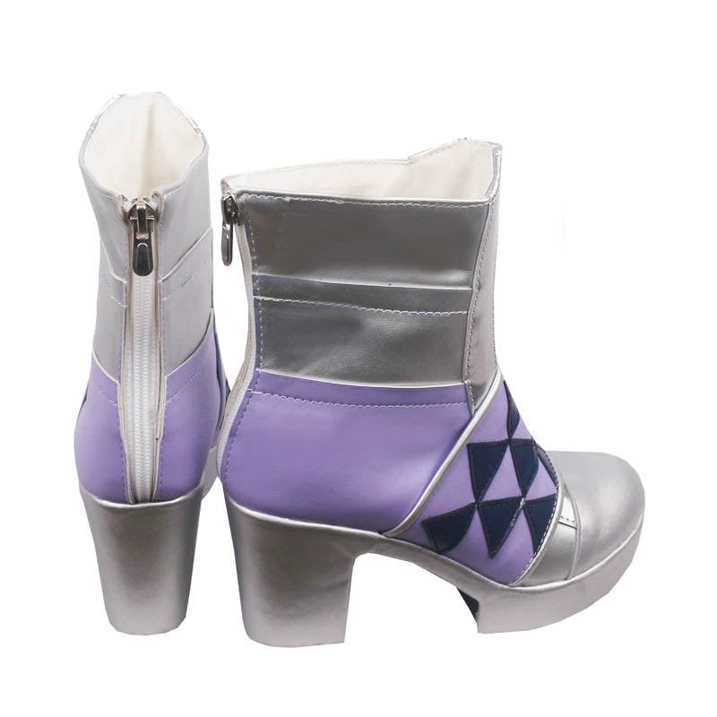 Arknights Saileach Game Cosplay Purple Boots Shoes for Cosplay Carnival