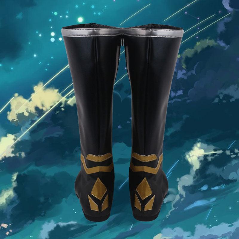 Sky: Children of the Light Season of Winter Spirits Daylight Prairie Festival Spin Black Winter Game Cosplay Boots Shoes