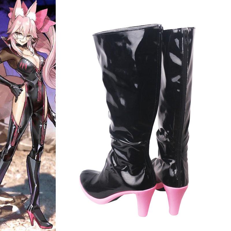 Game FGO Fate/Grand Order Koyanskaya of Light Tamamo No Mae Bunny Girl Cosplay Boots Shoes for Carnival