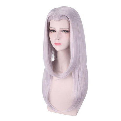 Anime JoJo's Bizarre Adventure Golden Wind Leone Abbacchio Long Gray Cosplay Wigs