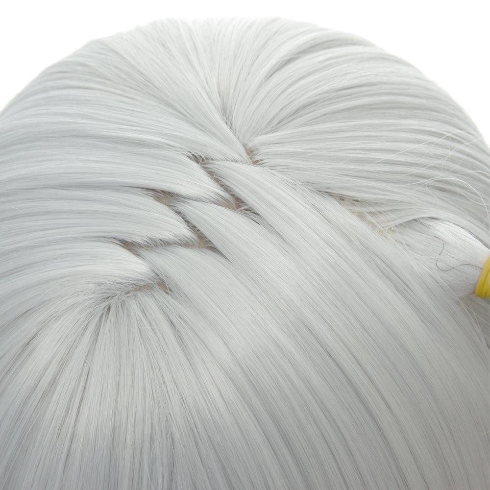 Anime Azur Lane IJN Suzutsuki White Long Cosplay Wig