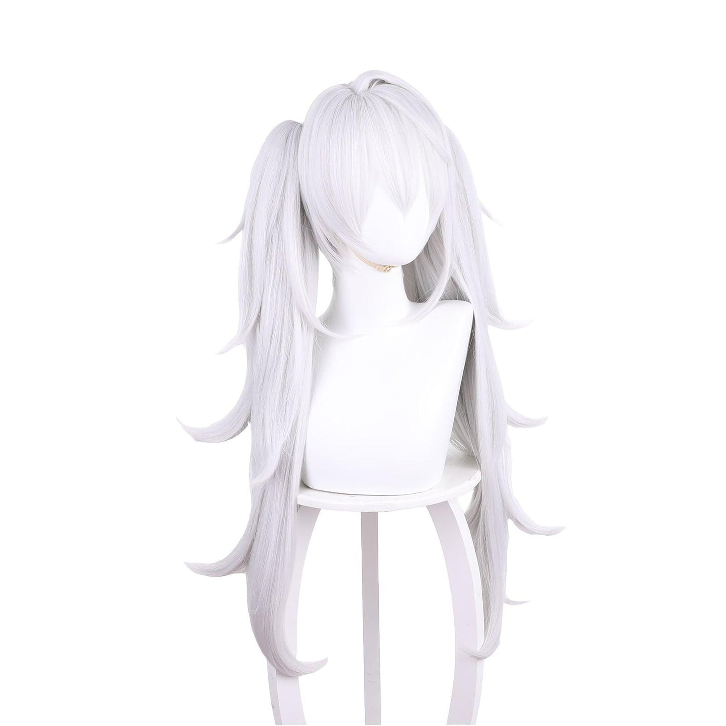 Anime Cosplay Wigs for Kuzuha silvery white Cosplay Wig of NIJISANJI