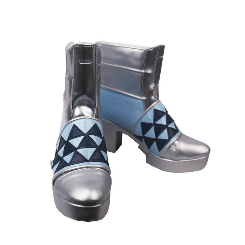 Arknights Saileach Game Cosplay Blue Boots Shoes for Cosplay Carnival