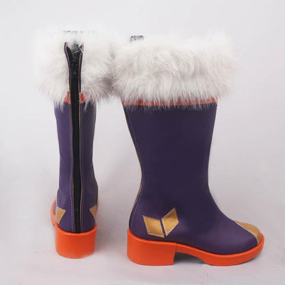 Sky: Children of the Light Travel Spirit Greeter Faux Fur Cuff Game Cosplay Boots Shoes