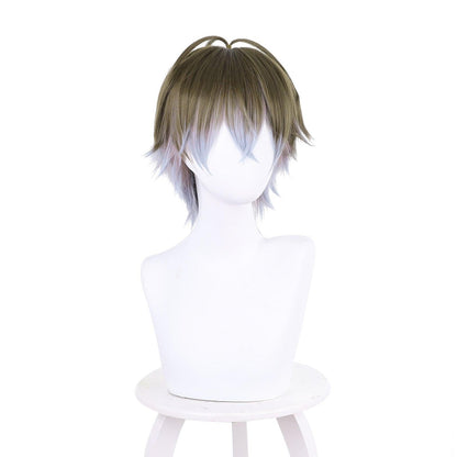 Anime Cosplay Wigs for Ike Eveland Brown Gradient Cosplay Wig of NIJISANJI