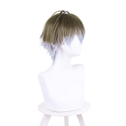 Anime Cosplay Wigs for Ike Eveland Brown Gradient Cosplay Wig of NIJISANJI