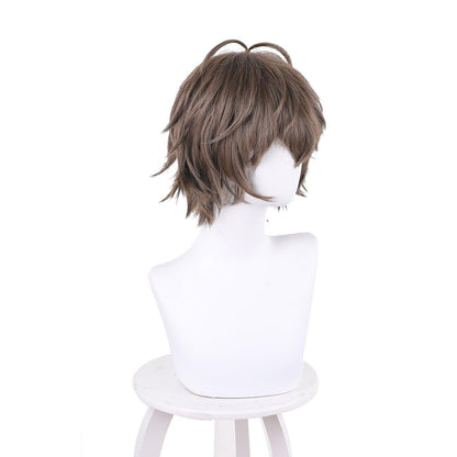 Anime Cosplay Wigs for Alban Knox brown Cosplay Wig of NIJISANJI