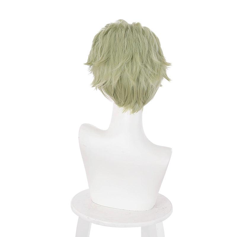 Anime Jujutsu Kaisen Kento Nanami Short Mixed Green Cosplay Wigs