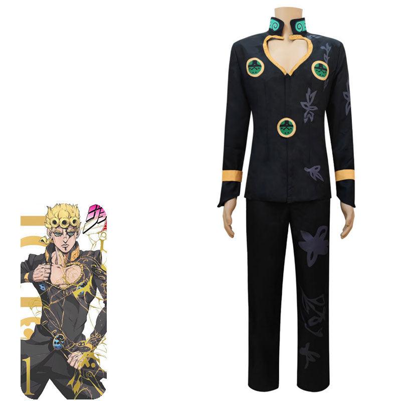 Anime JoJo's Bizarre Adventure Giorno Giovanna Fullset Cosplay Costumes