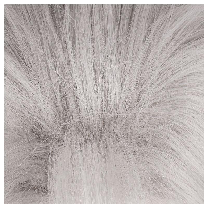 Anime Demon Slayer Kimetsu no Yaiba Uzui Tengen Silver Gray Cosplay Wigs