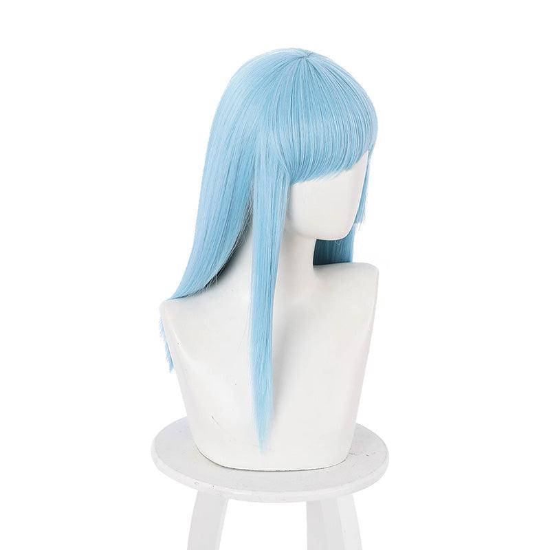 Anime Jujutsu Kaisen Kasumi Miwa Long Blue Cosplay Wigs