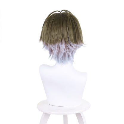 Anime Cosplay Wigs for Ike Eveland Brown Gradient Cosplay Wig of NIJISANJI