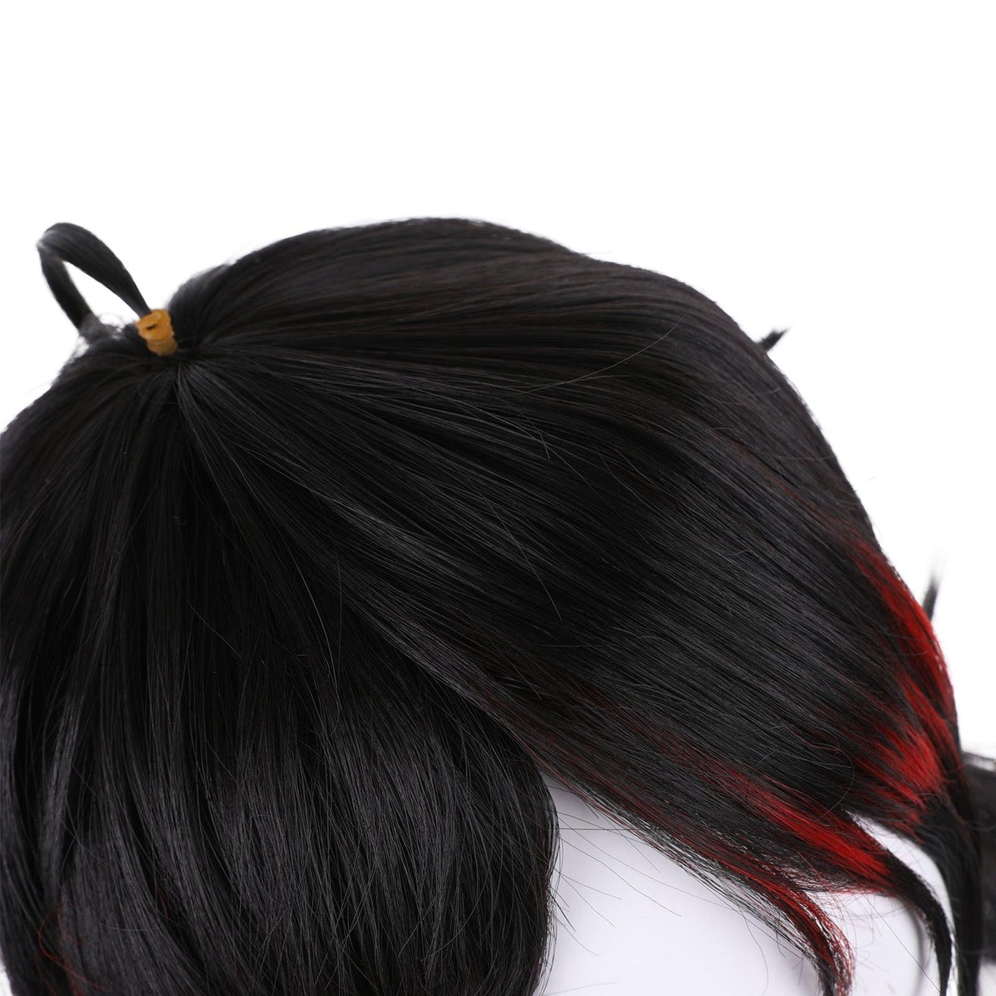 Anime Cosplay Wigs for Vox Akuma Black red gradient  Cosplay Wig of NIJISANJI