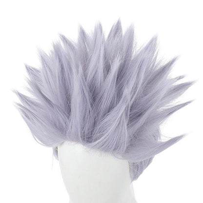 Anime Jujutsu Kaisen Satoru Gojo Short Purple Cosplay Wigs